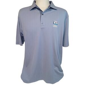 FootJoy Men’s Golf Polo Shirt Gray Blue Short Sleeve Performance 2XL